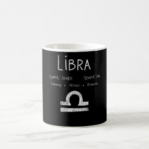 Vintage Libra Star Sign Horoscope Birthday Gift Coffee Mug