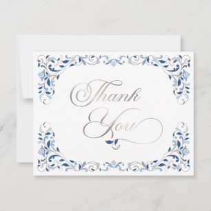 Vintage Library Book Story Fairy Tale Wedding Thank You Card