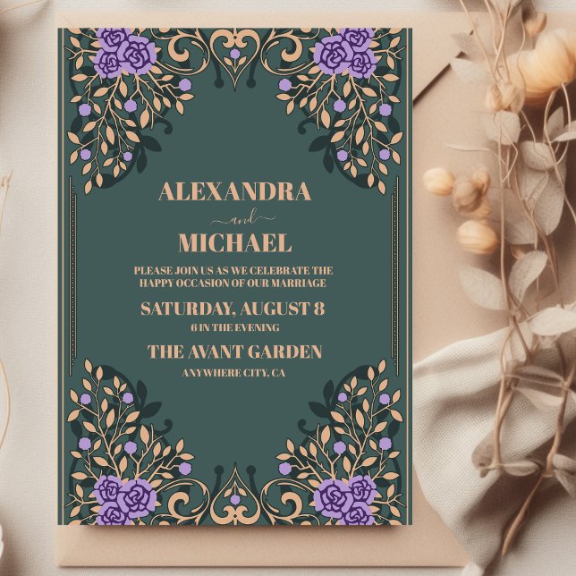 Vintage Library Book Wedding Invitation (Creator Uploaded)