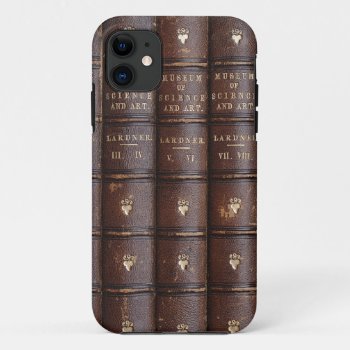 Vintage Library Books Effect Iphone 5 Case by DigitalDreambuilder at Zazzle