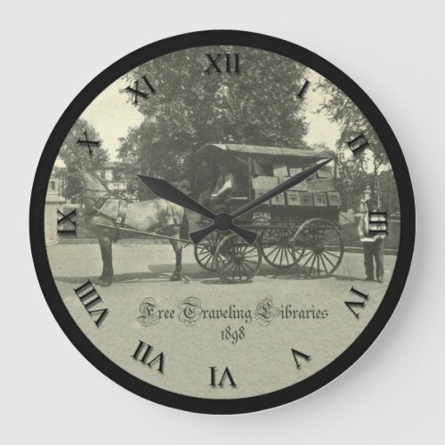 Vintage Library Clock