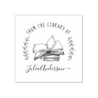 Vintage Library Elegant Custom Name Books