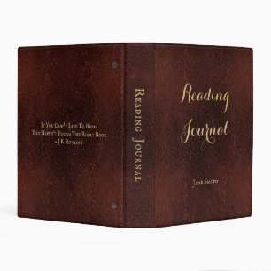 Vintage Library Inspired Image PRINTED on PLASTIC Mini Binder