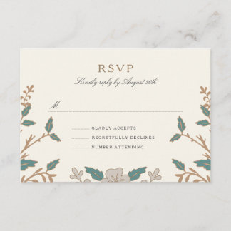 Vintage Library RSVP Card