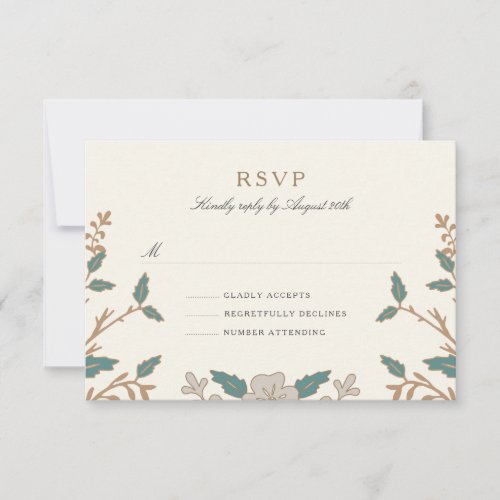 Vintage Library RSVP Card