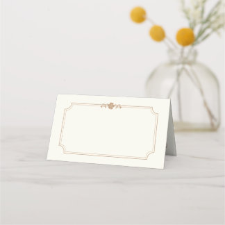 Vintage Library Wedding Place Card