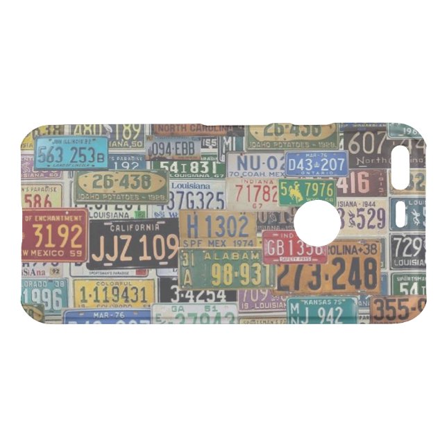 Vintage License Plates Uncommon Google Pixel Case (Back (Horizontal))