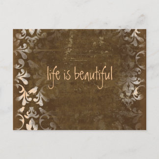 Vintage Life is Beautiful Postcards