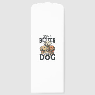 Vintage Life Is Better With a Dog Vector Design_1 Bookmarks