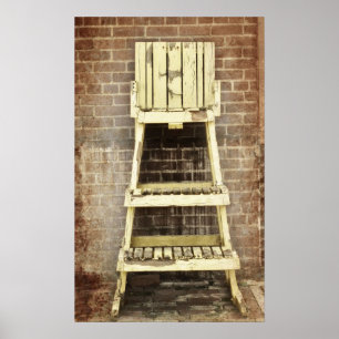 Vintage Lifeguard Chair Poster