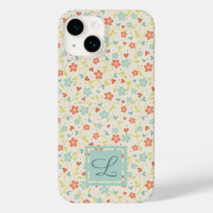 Vintage Light Spring Pretty Floral Personalised  Case-Mate iPhone 14 Case