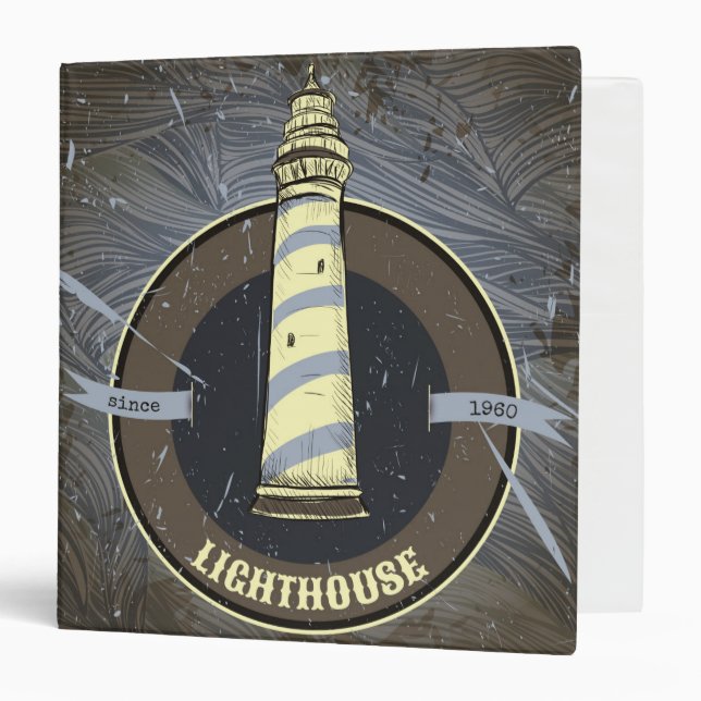 Vintage Lighthouse | 1960 Binder (Front/Inside)