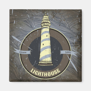 Vintage Lighthouse 1960 Magnet