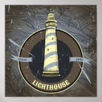 Vintage Lighthouse | 1960 Poster