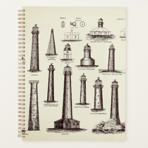 Vintage Lighthouse Collection Planner