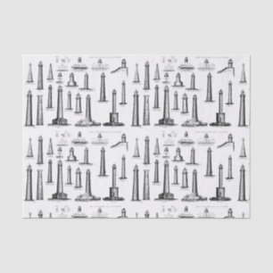 Vintage Lighthouse Collection Tissue Paper