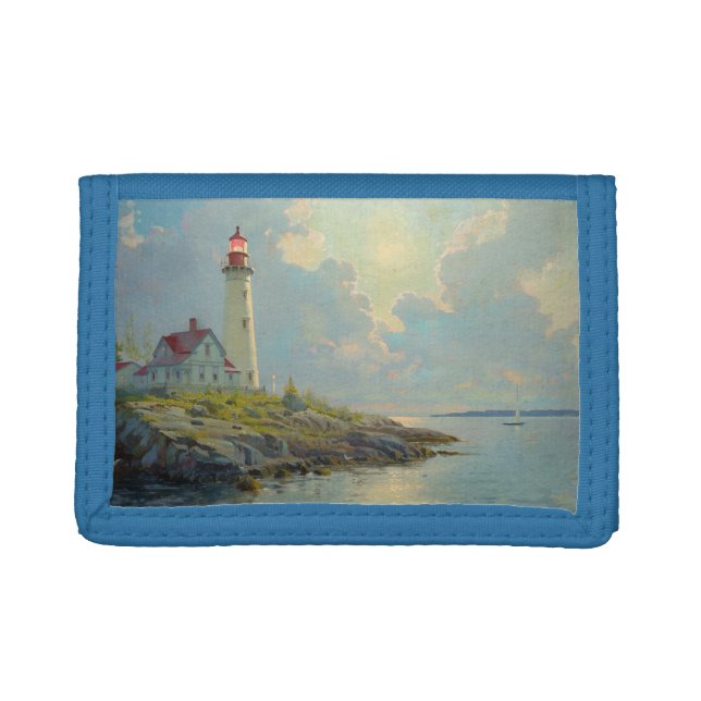 Vintage Lighthouse Photo Wallet (Front)