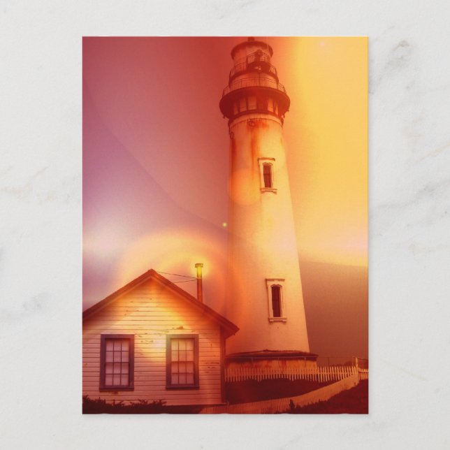 Vintage Lighthouse Postcard (Front)