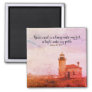 Vintage Lighthouse Psalm 119:105 Magnet