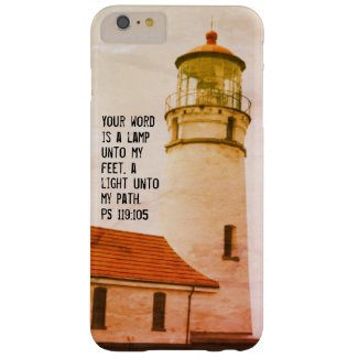 Vintage Lighthouse Psalm 119:105 Photo iPhone Case