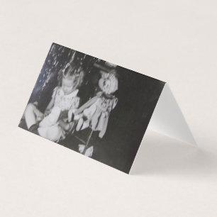 Vintage Lil Girl With Doll on Christmas Cards