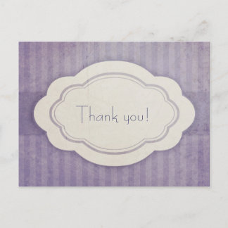 Vintage lilac charm postcard
