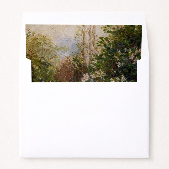 Vintage Lilac Garden Wedding Envelope Liner (Creator Uploaded)