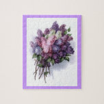 Vintage Lilacs Puzzle at Zazzle