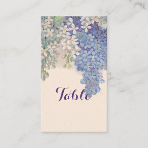 Vintage Lilacs Table Card