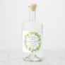 Vintage Limoncello Lemon Wreath Liquor Bottle Label