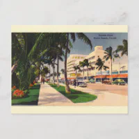Vintage Miami Beach Florida Postcard