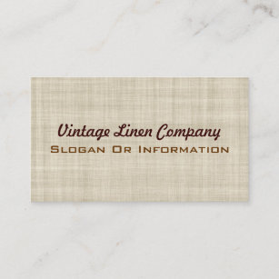 Vintage Linen Business Cards