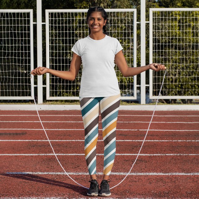 Vintage Lines Capri Leggings (Creator Uploaded)