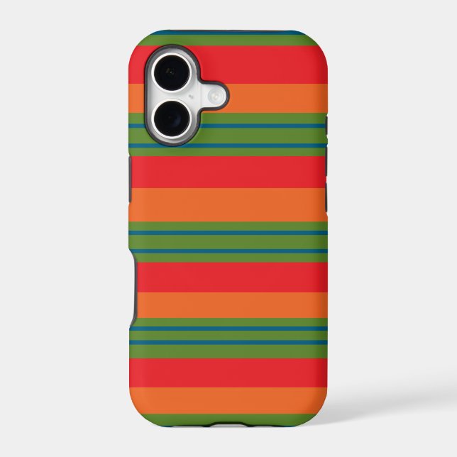 vintage lines pattern iphone case (Back)