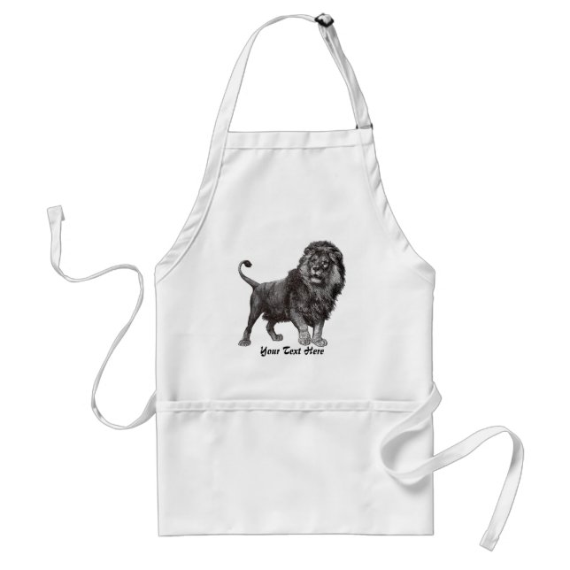 Vintage Lion Apron (Front)