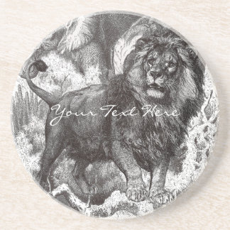 Vintage Lion Coaster