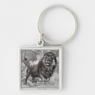 Vintage Lion Keyring