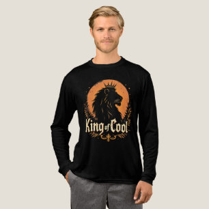 Vintage Lion King Of Cool Crown Graphic Tri-Blend Shirt