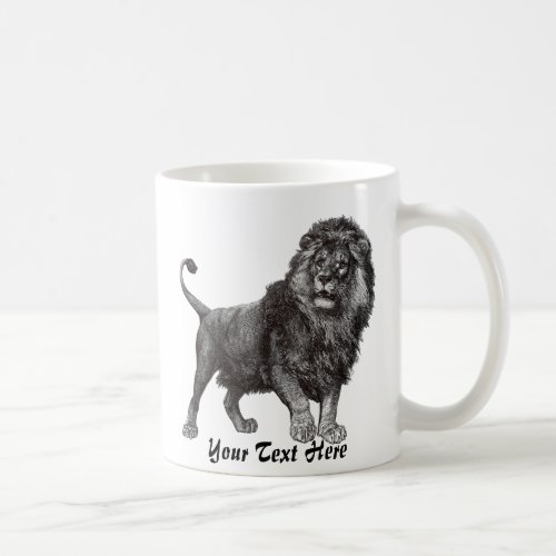 Vintage Lion Mug