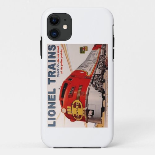 Vintage Lionel Train Poster iPhone 55s Case