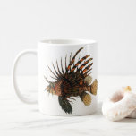 Vintage Lionfish Fish, Marine Ocean Life Animal Coffee Mug