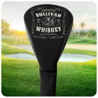 Vintage Liquor ADD NAME Old Grim Reaper Whiskey   Golf Head Cover