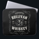 Vintage Liquor ADD NAME Old Grim Reaper Whiskey  Laptop Sleeve<br><div class="desc">Old Whiskey Label Personalized Vintage Liquor Bar design featuring Creepy Grim Reaper...   Customize with your Name or Custom Text!</div>