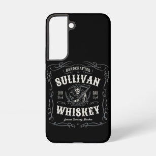 Vintage Liquor ADD NAME Old Grim Reaper Whiskey  Samsung Galaxy S22 Case