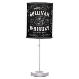 Vintage Liquor ADD NAME Old Grim Reaper Whiskey  Table Lamp