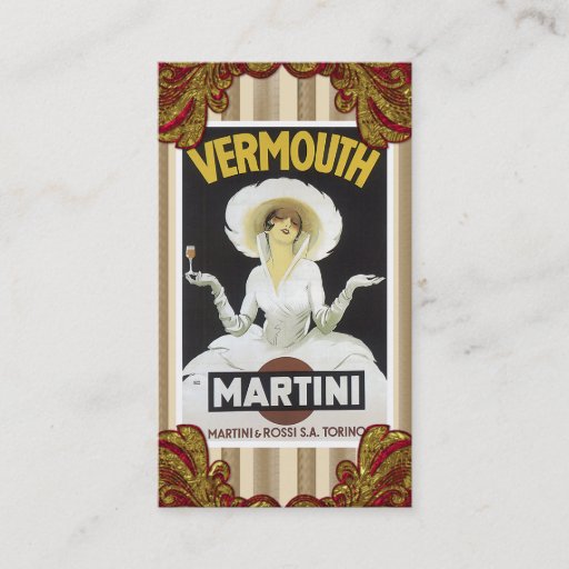 Customizable Vintage Liquor Business Card