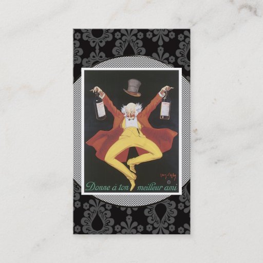 Customizable Vintage Liquor Business Card