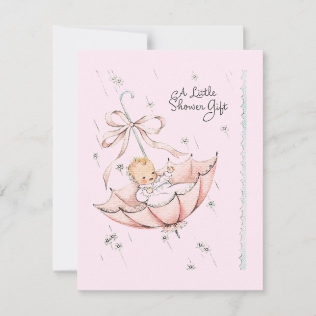Vintage Little Baby Shower Gift (Front)