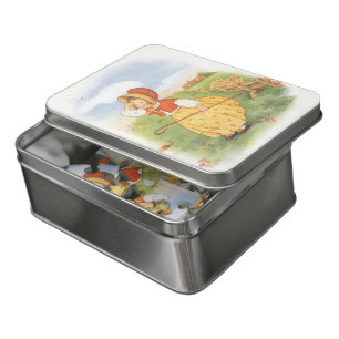 Vintage Little Bo Peep Mother Goose Nursery Rhyme Jigsaw Puzzle