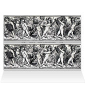 Vintage Little Book Carrying Cherubs Bookmark (Inside Horizontal (Top))